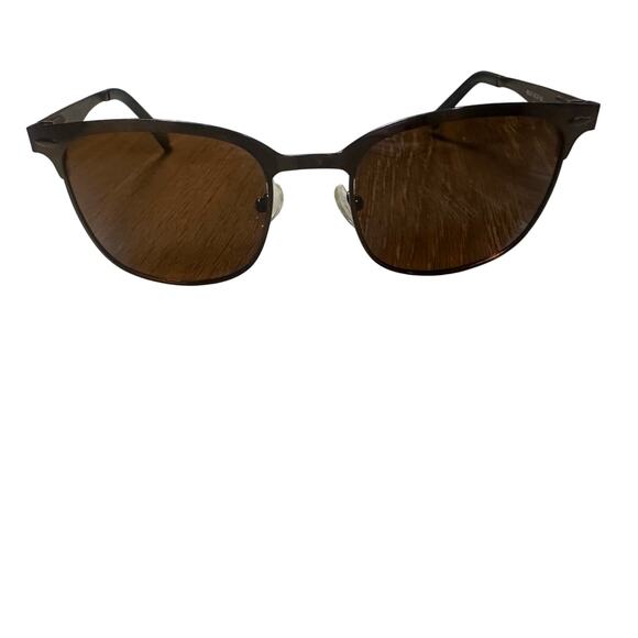 Ray Ban Clubmaster Copper Brown Metal Sunglasses - Picture 1 of 8